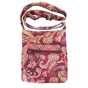 Vera Bradley Retired Piccadilly Plum Small Hipster Crossbody
